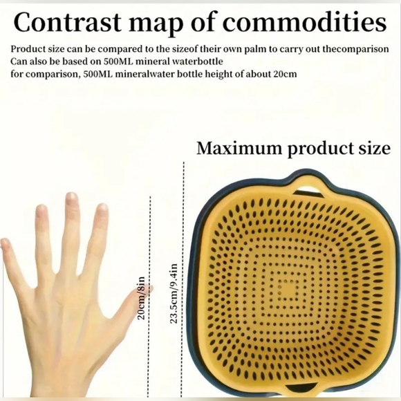 Colander Bowl Set - New 6pcs - Picture 3 of 9